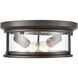 Bresley 2 Light 12.00 inch Outdoor Ceiling Light